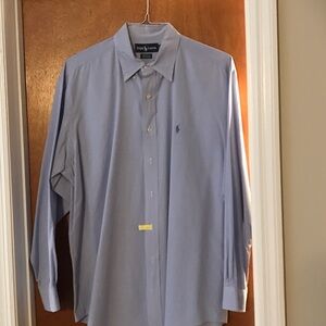 Polo by Ralph Lauren Men's Light Blue Dress Shirt